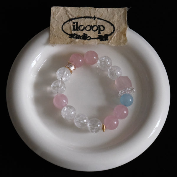 Rhythmic Joy Rose Quartz Bracelet